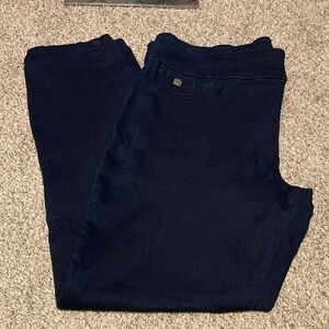 Ivanka Trump Navy Blue high waist skinny ankle slimming leggings Jeans